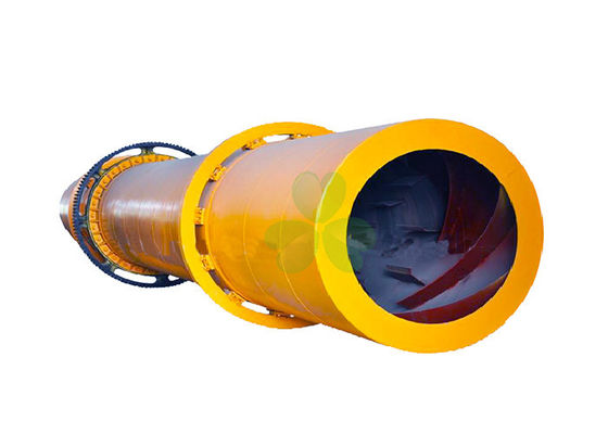 China Gelbe Farbkleine Drehwalzentrockner-Maschinen-hohe Leistungsfähigkeits-Biomasse-Drehtrockner fournisseur